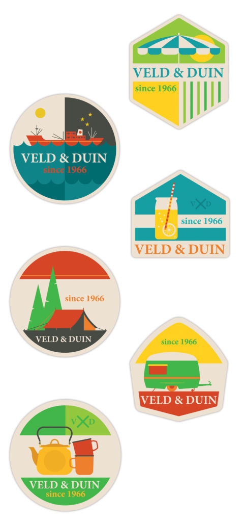 stickers en badges voor Veld&Duin